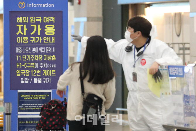 해외에서 입국한 승객 자가용 이용 귀가 안내                                                                                                                                                        