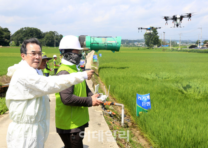  농협, 병충해 방제 시연                                                                                                                                                                           