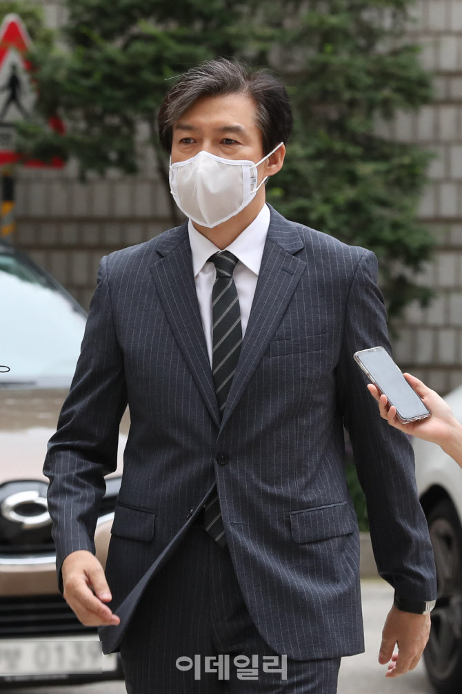 공판 출석하는 조국 전 장관                                                                                                                                                                        