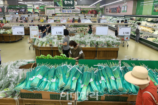  신선채소 28.6% 상승                                                                                                                                                                              