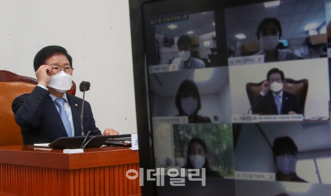 박병석 의장 취임100일 맞아 기자간담회 열려                                                                                                                                                        