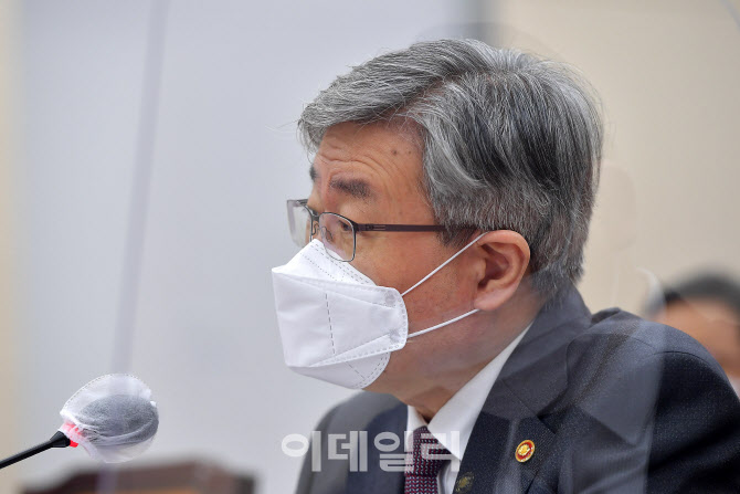 국회 환노위 온 이재갑 장관                                                                                                                                                                        