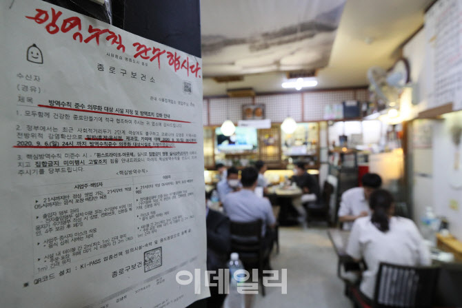 사회적 거리두기 2단계 '방역 수칙 준수합시다'                                                                                                                                            