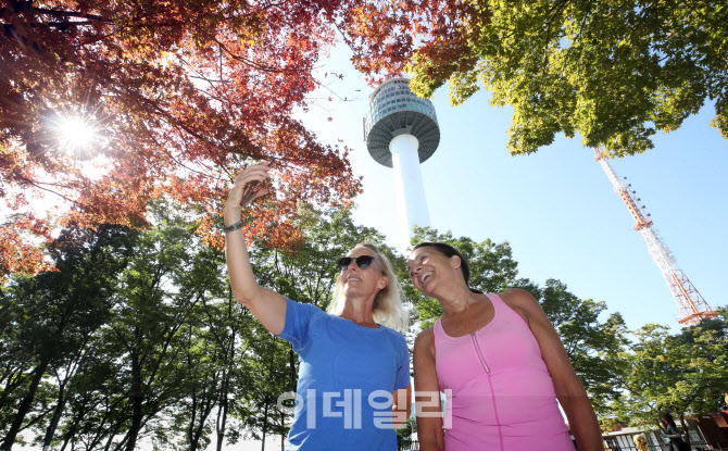 가을 찾아온 남산                                                                                                                                                                                  