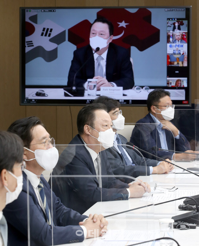 박용만 대한상의 회장, '한국·터키 비즈니스 포럼'에서 환영사                                                                                                                             