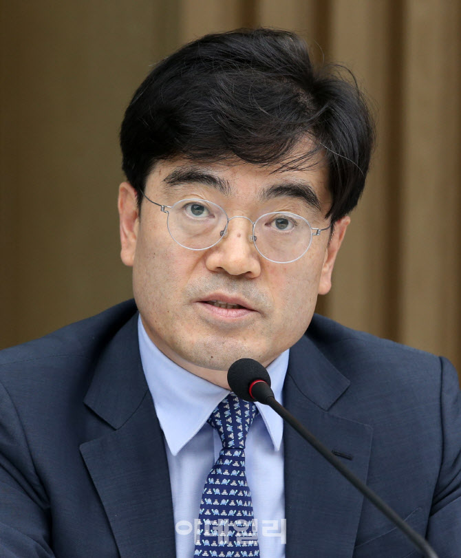 '한국·터키 비즈니스 포럼'에서 개회사하는 공영운 현대차 사장                                                                                                                            