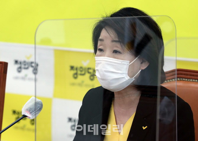 심상정, 정의당대표 퇴임 기자회견                                                                                                                                                                  