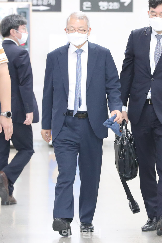 공판 출석하는 양승태 전 대법원장                                                                                                                                                                  