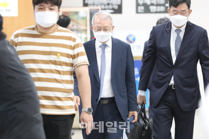 '사법농단' 의혹 받는 양승태 전 대법원장 공판 출석                                                                                                                                       