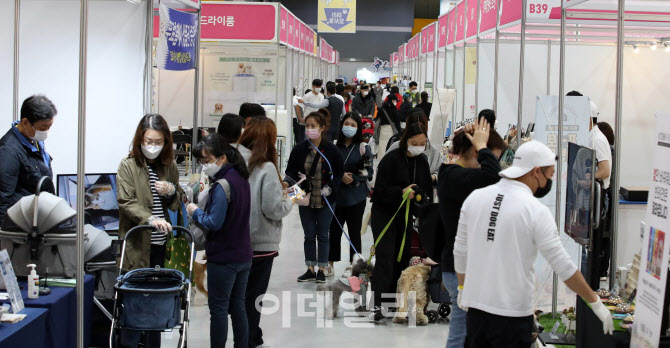 수도권 거리두기 1단계로 완화 후 처음 개최된 ‘2020 코리아펫쇼’                                                                                                                                   