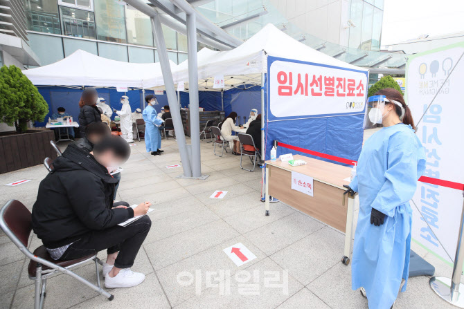 학원 강사, 코로나19 검사                                                                                                                                                                          