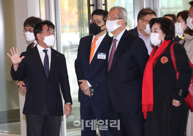 김종인 비대위원장, '엔씨소프트 방문'                                                                                                                                                    