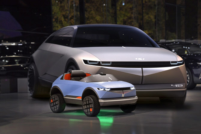  현대자동차그룹, '45' 디자인 활용 어린이 전동차 공개                                                                                                                                    