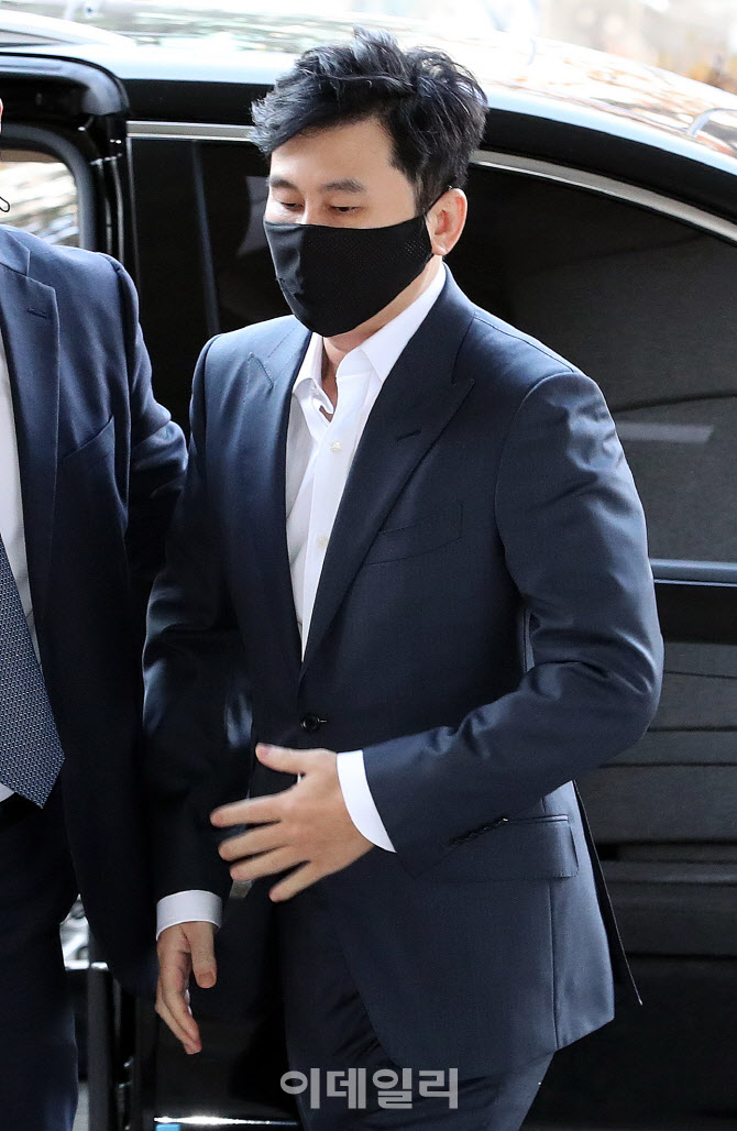 '억대 원정도박' 양현석 법원 출석                                                                                                                                                        