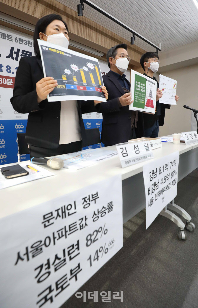 서울 아파트 정권별 시세 82% 상승                                                                                                                                                                  