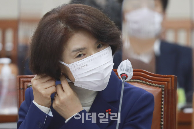 국회 환노위, '인사청문회 출석한 한정애 후보자'                                                                                                                                          