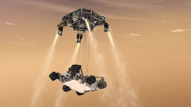 ‘7 분 공포’극복 … 미국 화성 탐사 로버가 화성에 착륙
