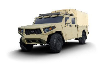 기아, 'UAE IDEX 2021' 방산전시회서 소형전술차량 콘셉트카 2종 공개