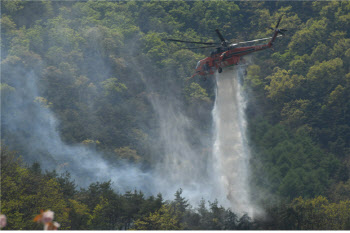 안동산불, 축구장 350여개 규모 산림 250㏊ 태우고 진화