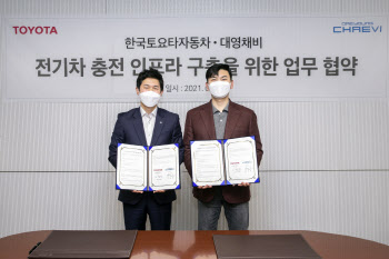 한국토요타, 전기차 충전 인프라 구축‥전국 전시장에 충전소 설치
