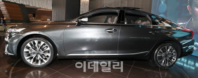 포토]기아 'K8'의 옆태