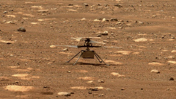 헬리콥터 화성 첫 비행 14일 이후로···날개 회전 장치 이상