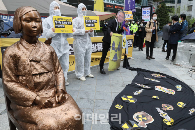 후쿠시마 방사능 오염수 해양 방류 중단 촉구                                                                                                                                                        