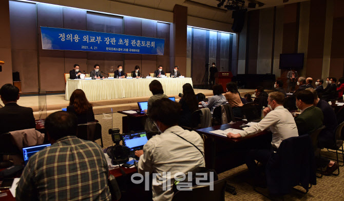 정의용 장관, "5월 한?미 회담...한반도 프로세스 진전 기대"                                                                                                                               