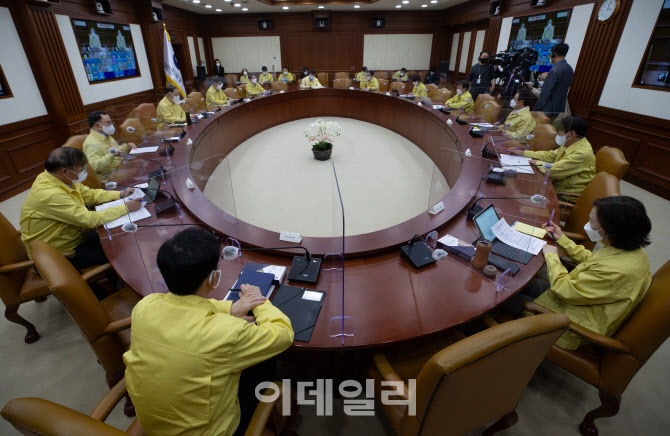 코로나19 대응 중앙재난안전대책본부 회의                                                                                                                                                           