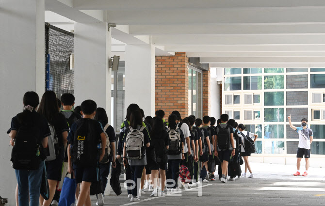 3분의 2로 완화된 수도권 중학교 밀집도                                                                                                                                                             