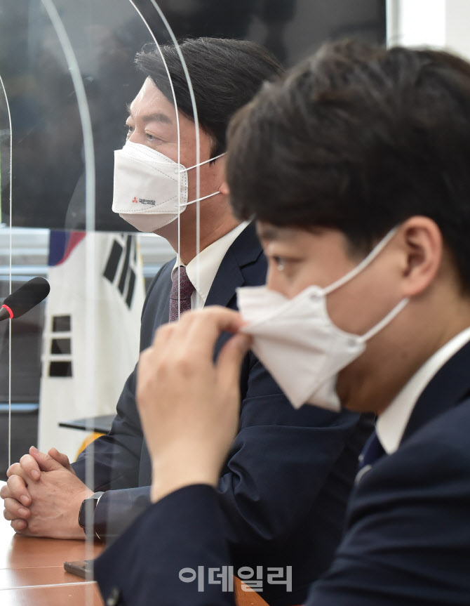 이준석 국민의힘 대표, 국민의당 예방                                                                                                                                                               