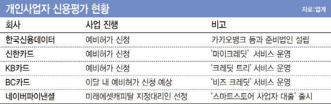 핀테크 참전 개인사업자 신용평가…카드사와 치열한 접전 예고 - Vimarsana News