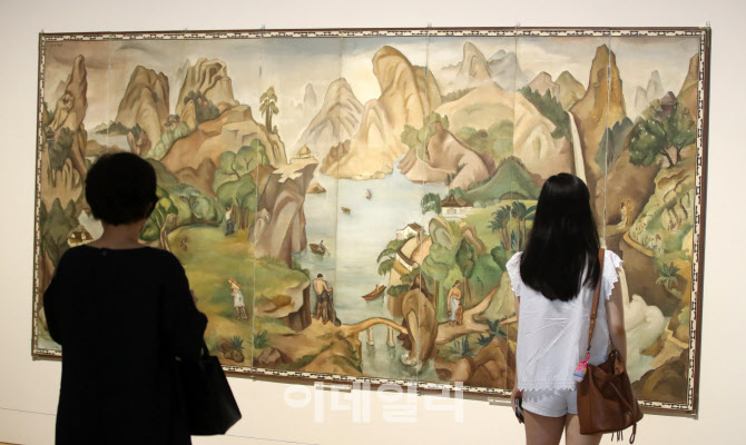 일반에 공개된 '이건희 컬렉션 한국미술명작'                                                                                                                                              