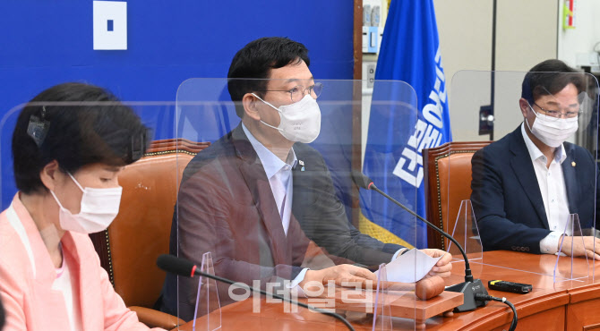 송영길 대표, "한미 합동훈련, 예정대로"                                                                                                                                                  