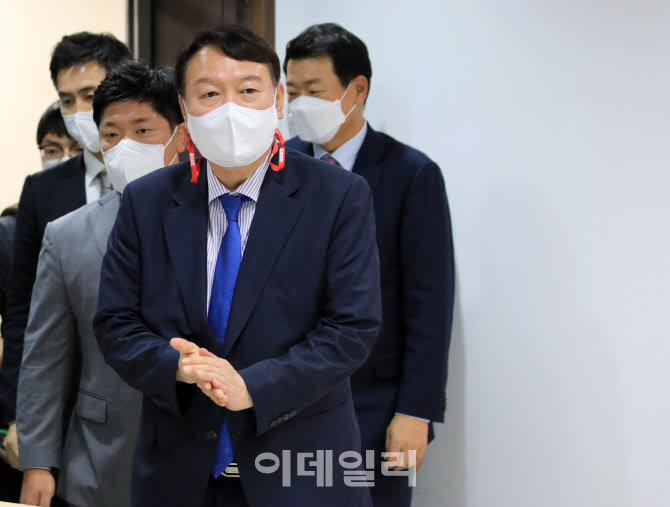 국민의힘 은평갑 당원협의회 찾은 윤석열                                                                                                                                                            