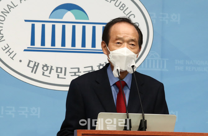 국민의힘 장기표, '망국 7적/3적' 공표 기자회견                                                                                                                                           