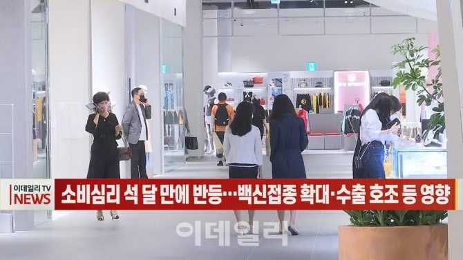 [이데일리N] 소비심리 석 달 만에 반등…백신접종 확대·수출 호조 등 영향 - Vimarsana News