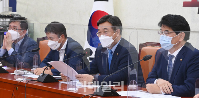 윤호중 원내대표 '국정감사대책회의 발언'                                                                                                                                                 