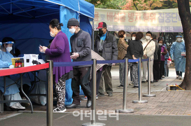  중마루공원 '찾아가는 임시선별검사소'                                                                                                                                                   