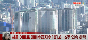 (영상)서울 아파트 매수심리 꺾여…집값 안정은 "글쎄"