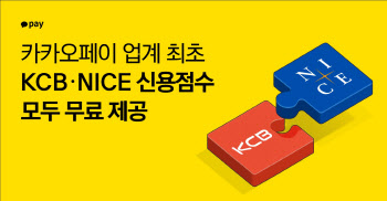카카오페이, 업계 최초 KCB·NICE 신용점수 모두 제공