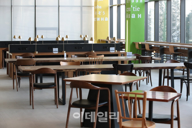 폐쇄된 대학 열람실                                                                                                                                                                                