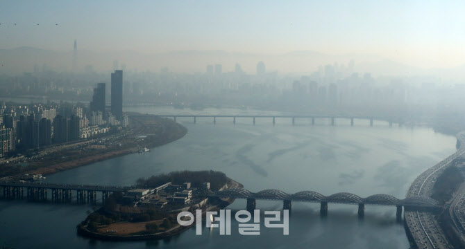 전국 대부분 초미세먼지 '나쁨'...주 후반까지 계속                                                                                                                                        