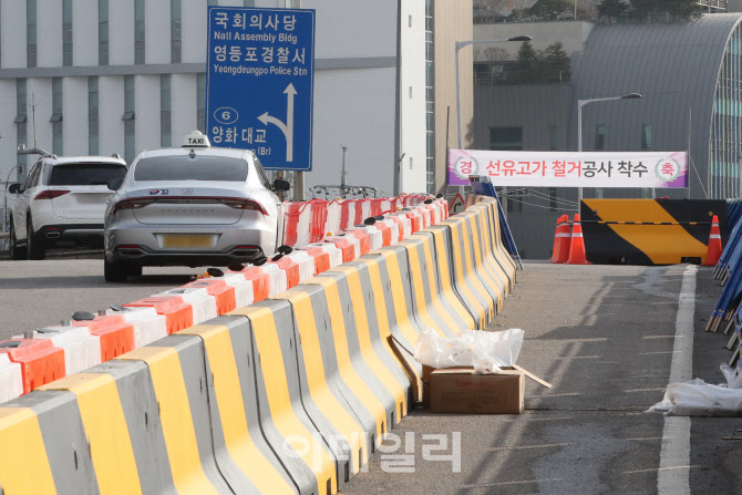 통제된 선유고가차도                                                                                                                                                                               