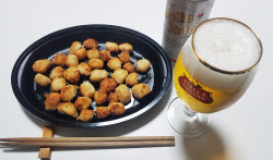 '오징어게임+구슬치기' 튀김 안주에 '벨기에 맥주'를