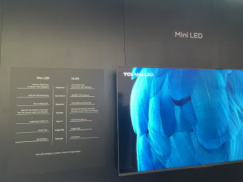 "우리가 더 낫다"…中 TV 업체, OLED '공개 도발'[CES 2022]