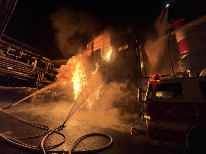  울산 SK에너지 에너지저장장치 화재                                                                                                                                                                