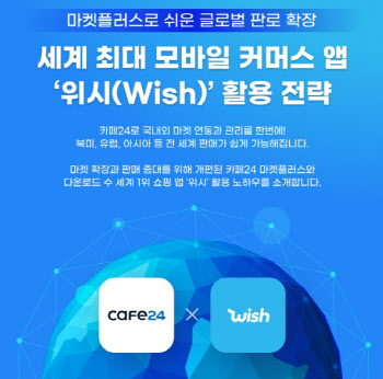 카페24-위시, 글로벌 진출 웨비나 25일 개최