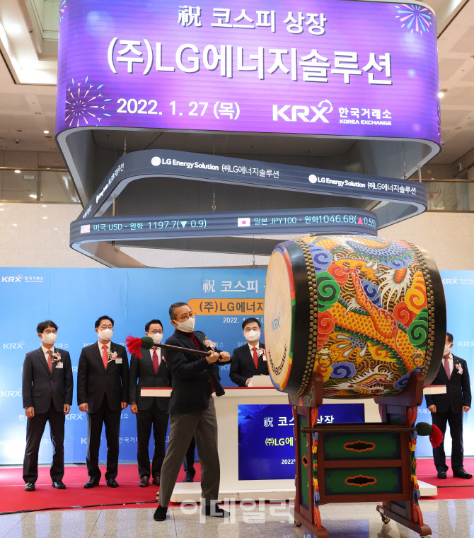 LG에너지솔루션 신규상장, '시초가 59만7천원'                                                                                                                                             