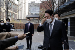 [포토]윤석열 당선인, 질의응답                                                                                                                                                                           